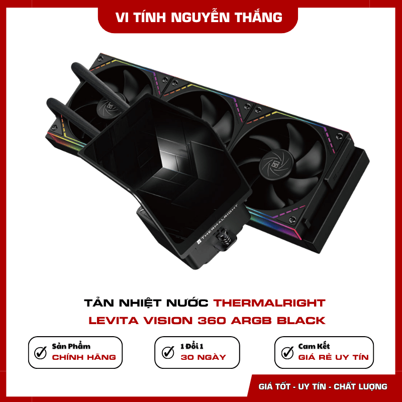 Ba quạt ARGB Thermalright Levita Vision 360 Black