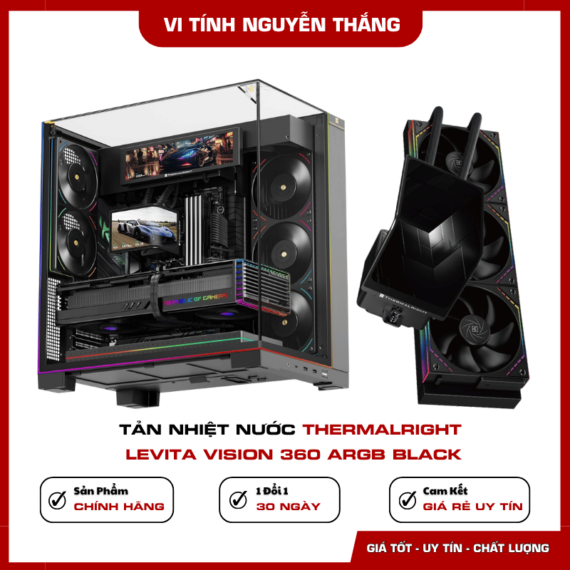 Màn hình cong của Thermalright Levita Vision 360 ARGB Black