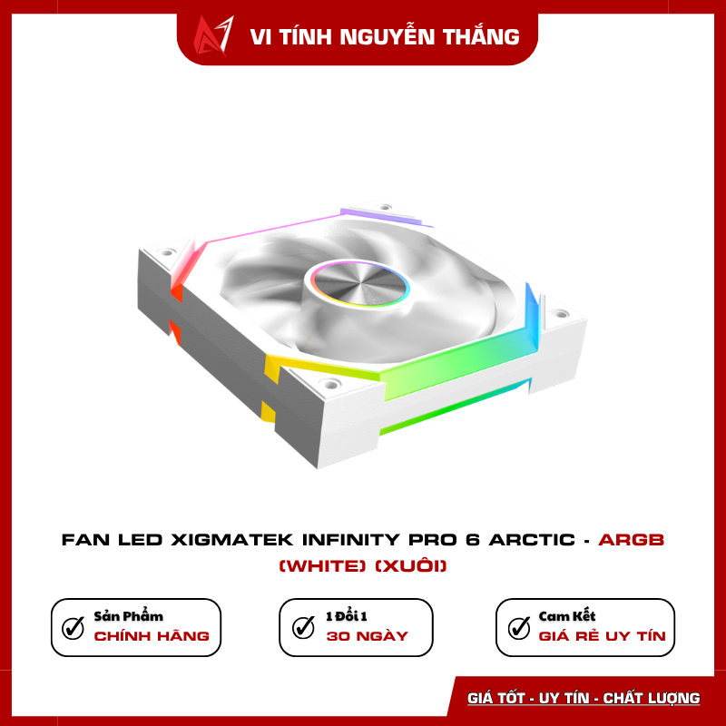 Fan Xigmatek Infinity Pro 6 Arctic airflow 40.60 CFM