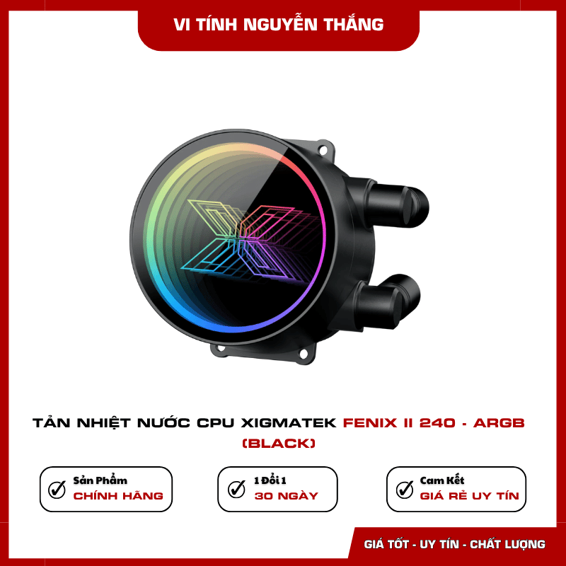 Tản nhiệt CPU Xigmatek FENIX II 240 hỗ trợ Intel AMD
