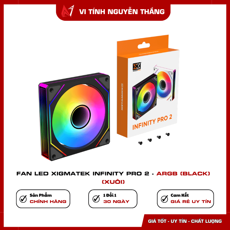Fan Xigmatek Infinity Pro 2 Hydro Bearing cho PC gaming