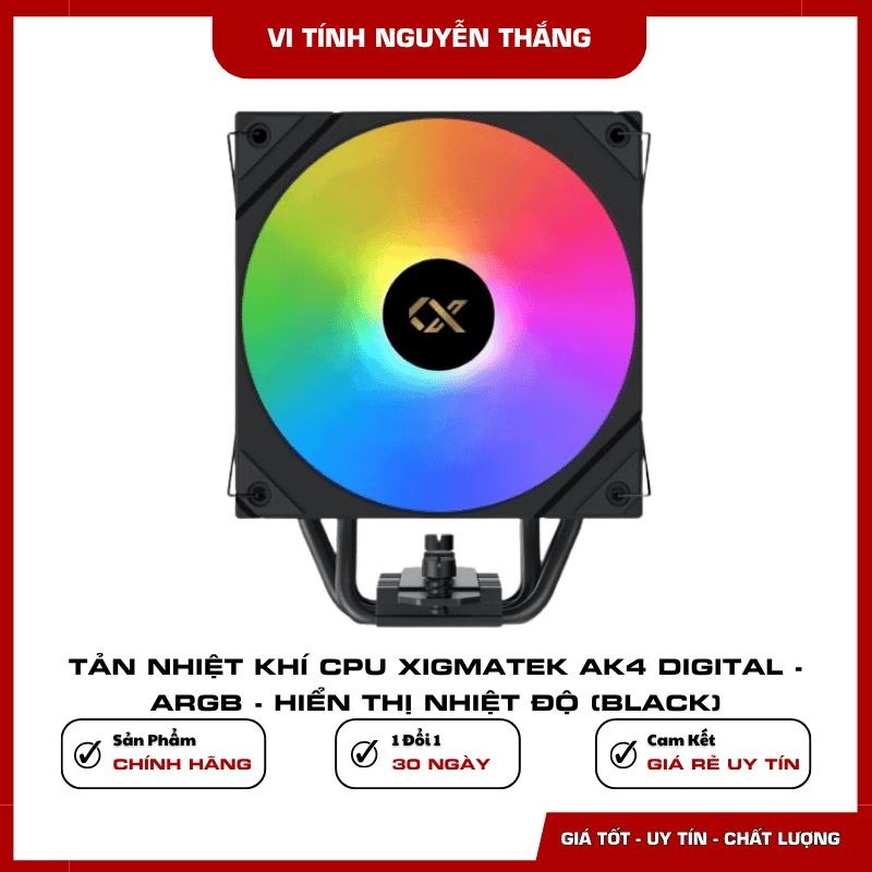 Hệ thống LED ARGB và bộ điều khiển của Xigmatek AK4 Digital Black