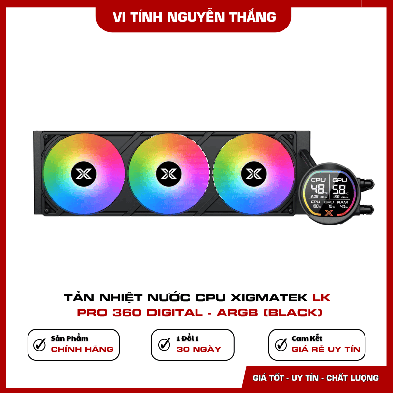 Màn hình Digital LCD Xigmatek LK Pro 360 Digital