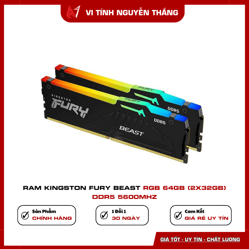 RAM Kingston Fury Beast RGB DDR5