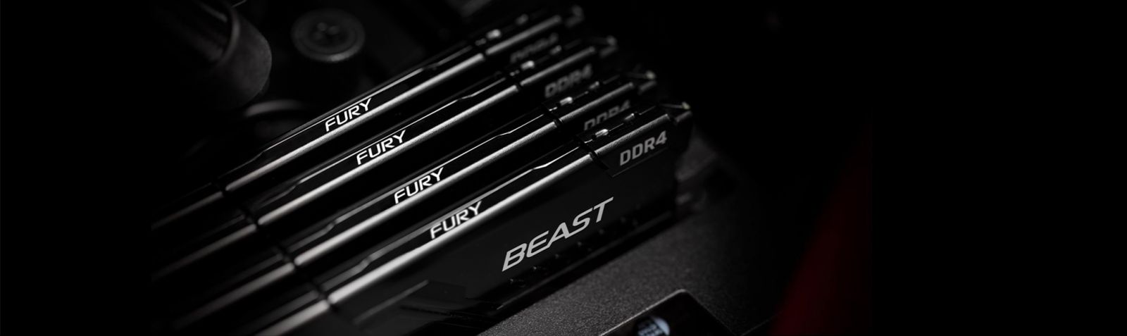 Ram Kingston Fury Beast 16GB 3200MHz DDR4 Black