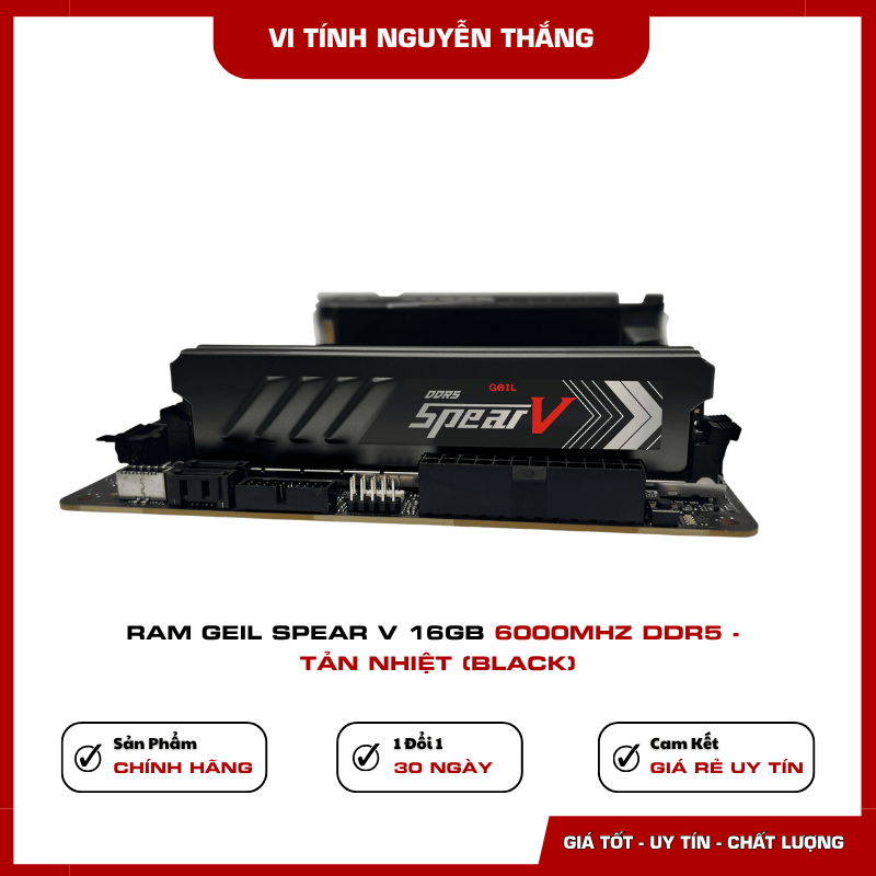RAM GEIL Spear V hỗ trợ XMP 3.0 và AMD EXPO