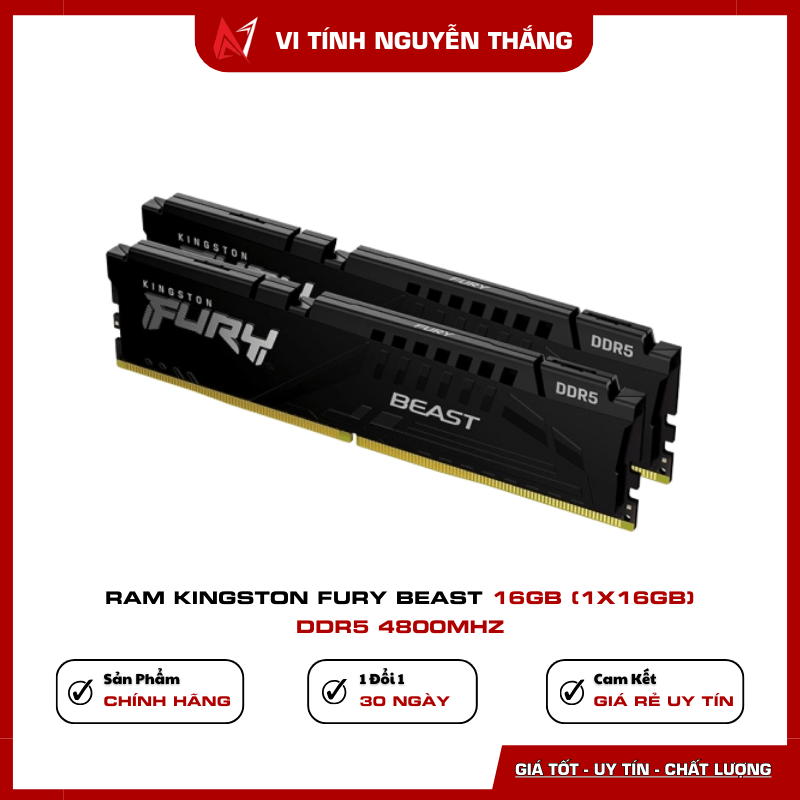 RAM Kingston Fury Beast 16GB DDR5