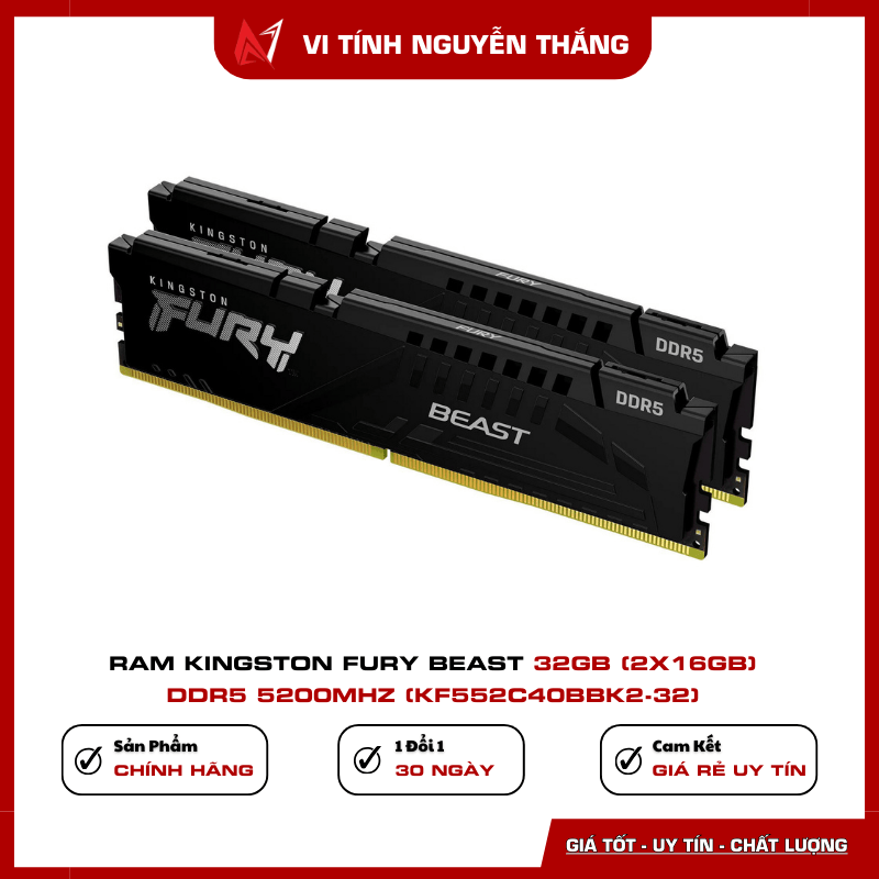 RAM Kingston Fury Beast DDR5 5200MHz
