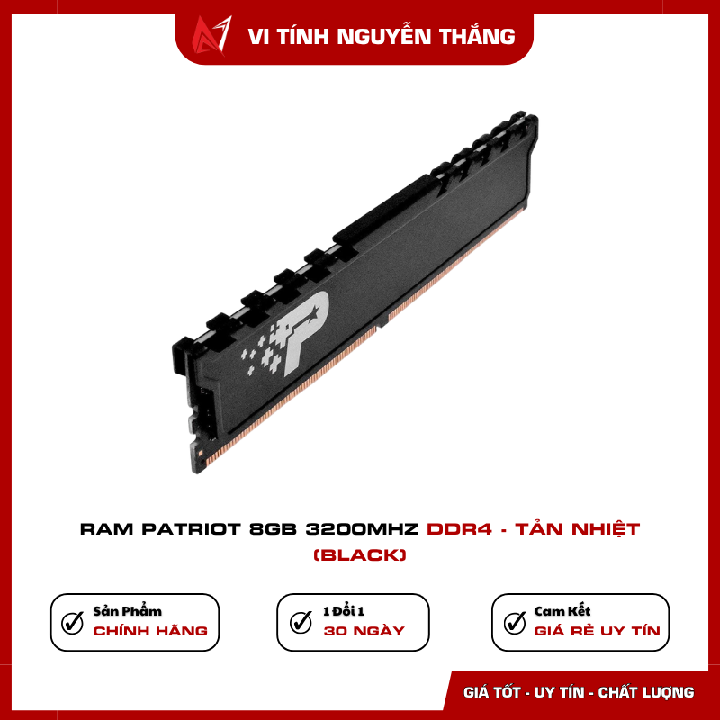 RAM Patriot DDR4 8GB bus 3200MHz cho PC