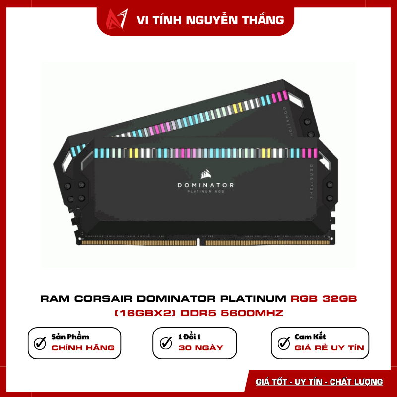 RAM Corsair Dominator Platinum RGB 32GB DDR5 5600MHz
