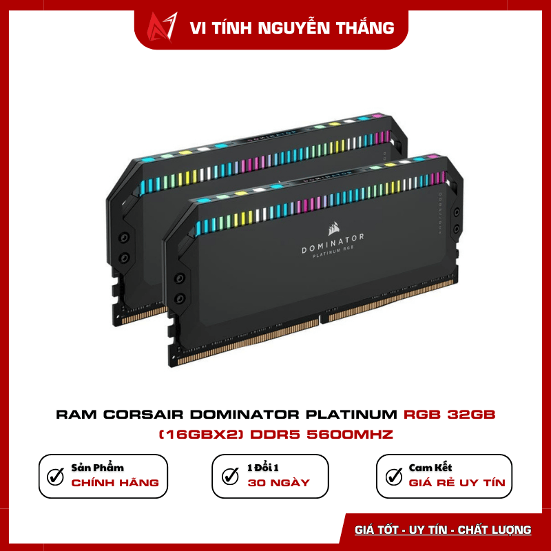 Thiết kế RAM Corsair Dominator Platinum RGB