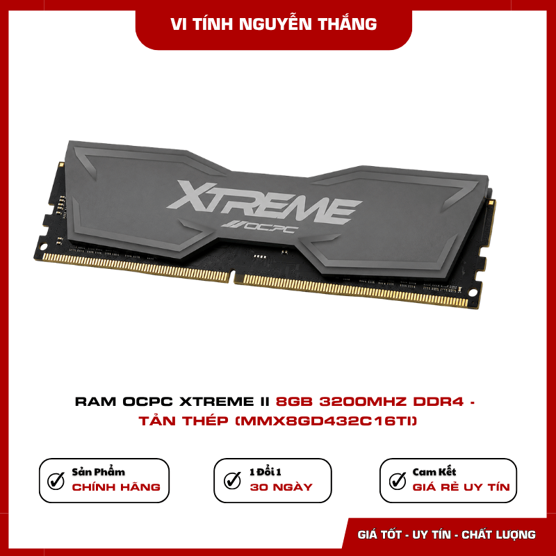 RAM OCPC Xtreme II 8GB 3200MHz DDR4 MMX8GD432C16TI