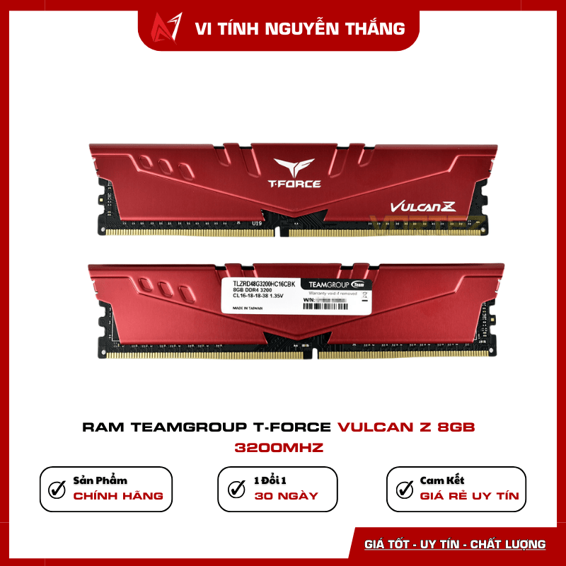 Tản nhiệt Ram TeamGroup T-Force Vulcan Z