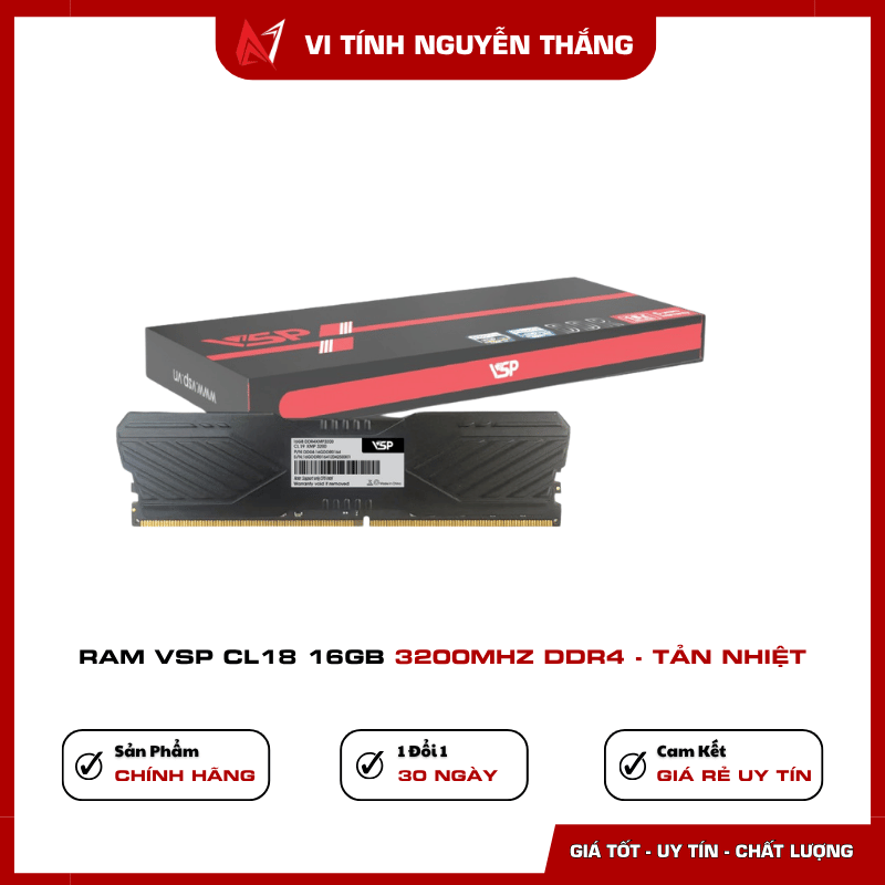 Ram VSP DDR4 16GB 3200MHz cho máy tính để bàn