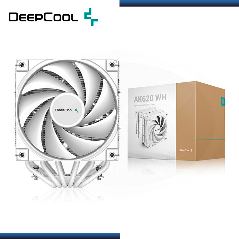 vi tinh nguyen thang - tản nhiệt khí deepcool ak620 wh white