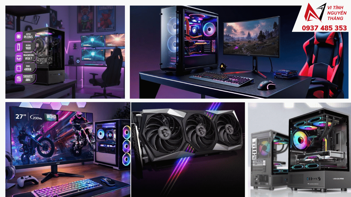 Build pc gaming 20 triệu hoàn chỉnh chơi tốt 1080p và 2K