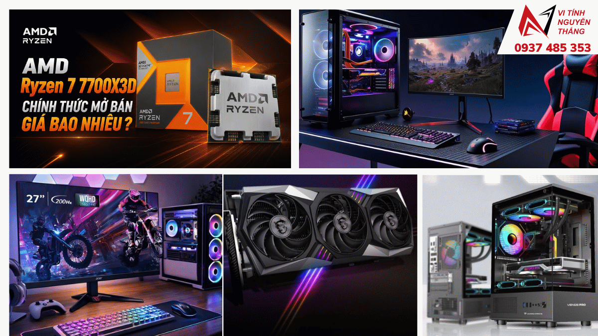 CPU AMD Ryzen 7 7700X3D chính thức ra mắt trên nền tảng AM5