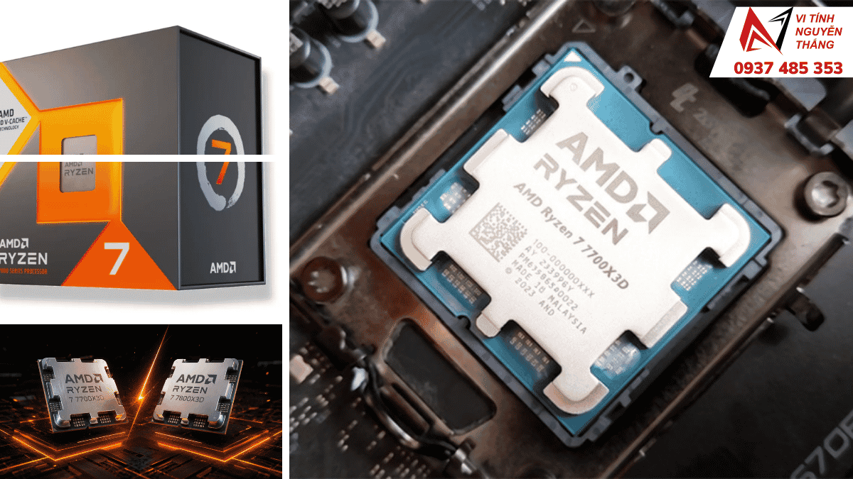 CPU AMD Ryzen 7 7700X3D chính thức ra mắt trên nền tảng AM5