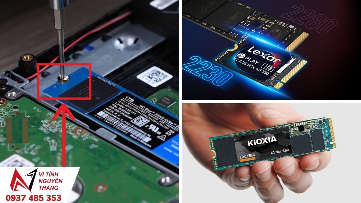 Kiểm tra khe cắm M.2 NVMe trên laptop trước khi nâng cấp SSD lên 1TB