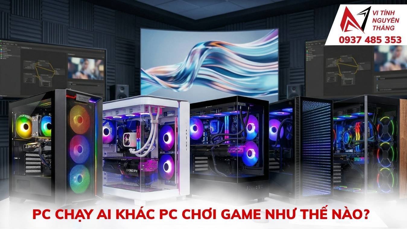 PC chạy AI khác PC chơi game như thế nào?