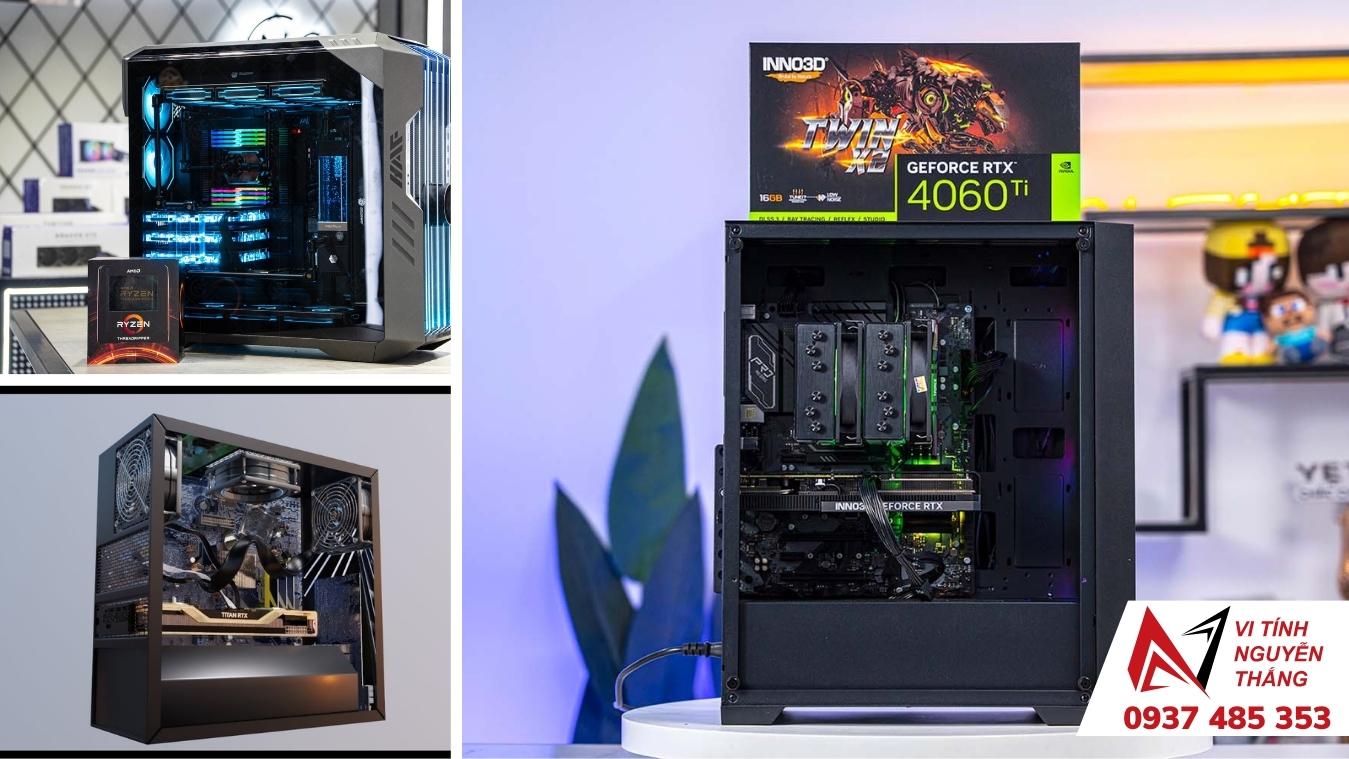 PC chạy Stable Diffusion và LLM local với card đồ họa 16GB VRAM