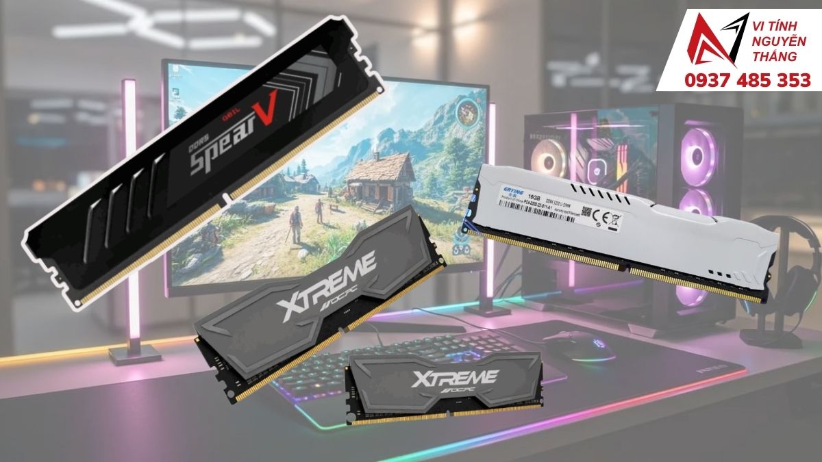 So sánh RAM 16GB hay 32GB cho sinh viên theo nhu cầu học tập