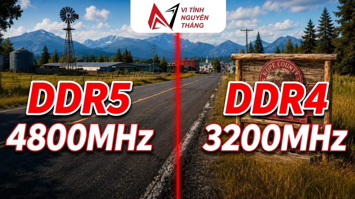 So sánh hiệu năng gaming giữa DDR4 và DDR5