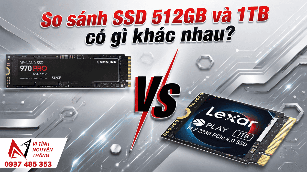 Nên mua SSD 512GB hay 1TB cho sinh viên