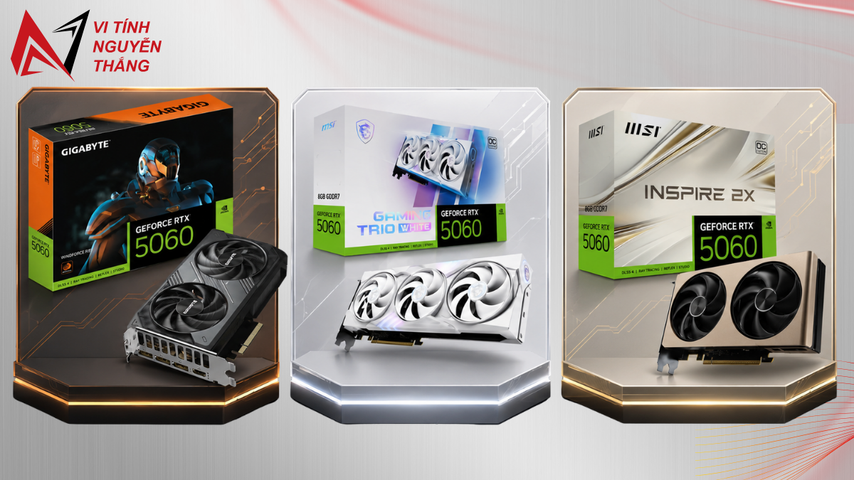 các loại card màn hình RTX 5060 8GB tại Nguyễn Thắng