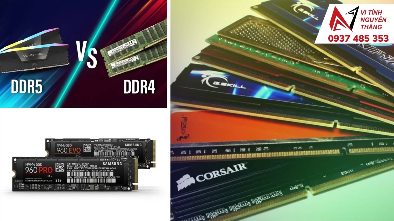 lưu ý truóc khi quyết định chọn DDR4 hay DDR5 để build PC