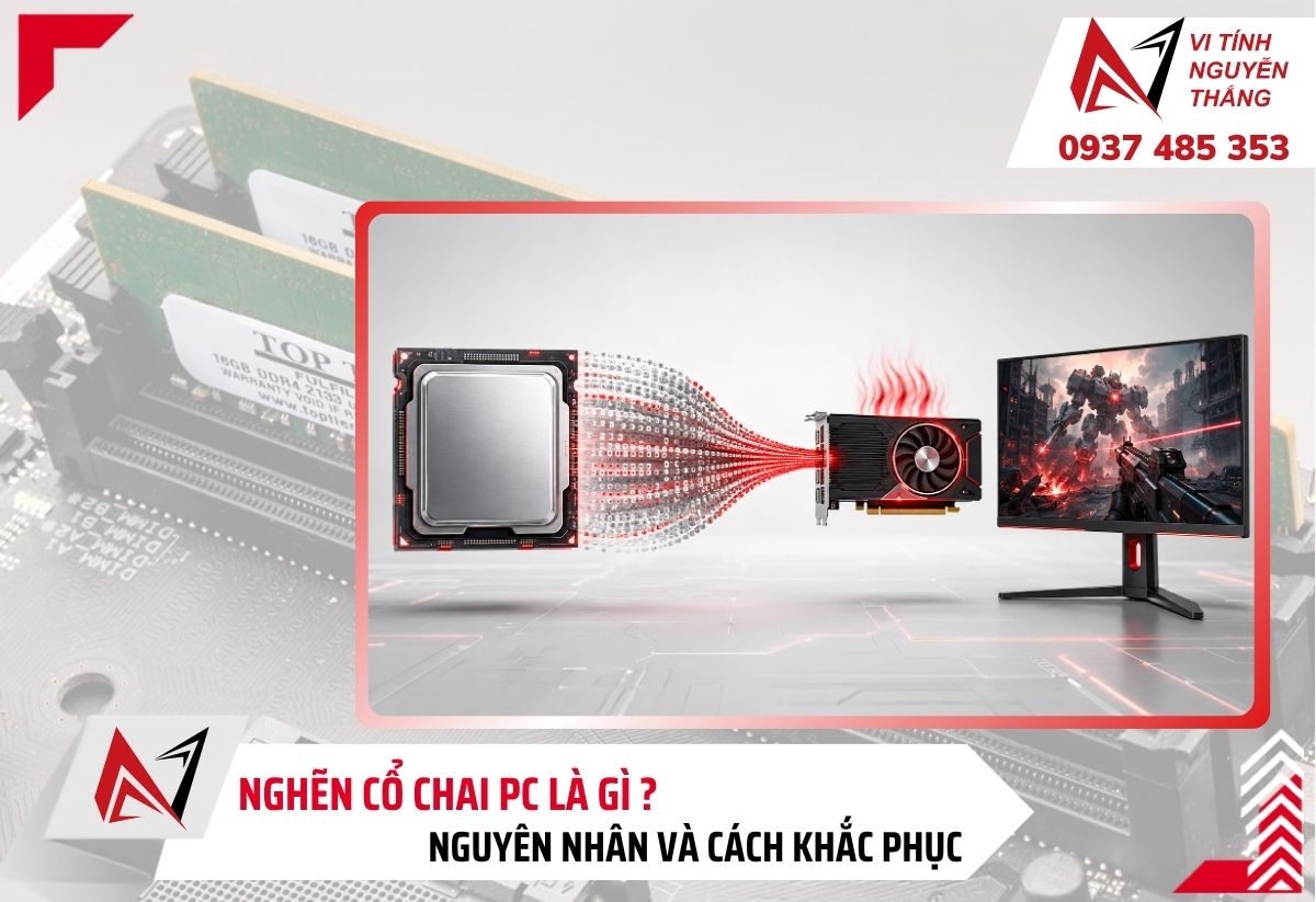 Nghẽn cổ chai PC khiến CPU và VGA hoạt động không đồng đều