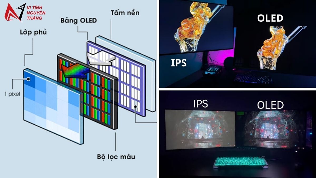 Bảng so sánh màn hình laptop OLED và IPS theo tám tiêu chí