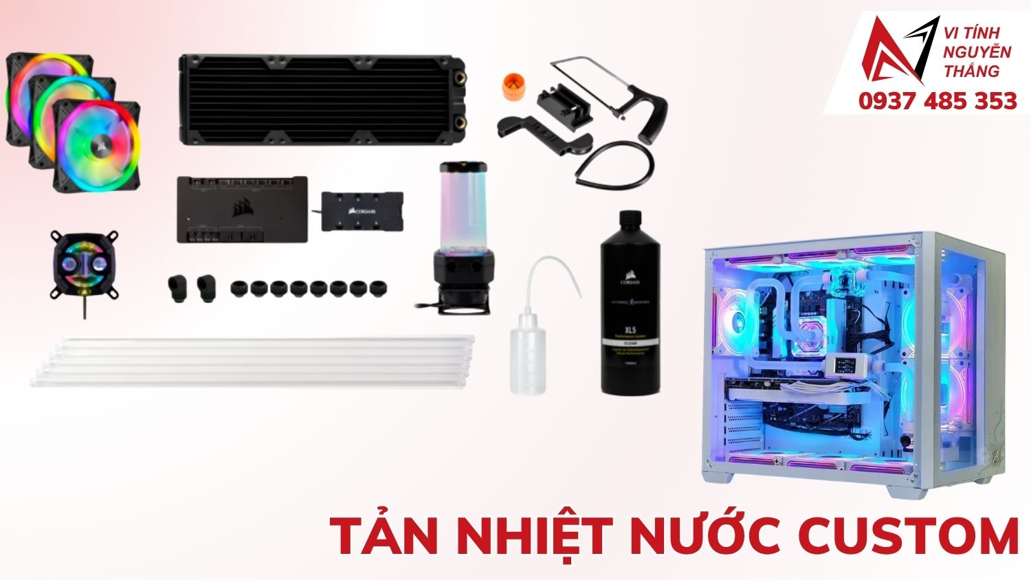 So sánh tản nhiệt nước AIO và tản nhiệt nước custom