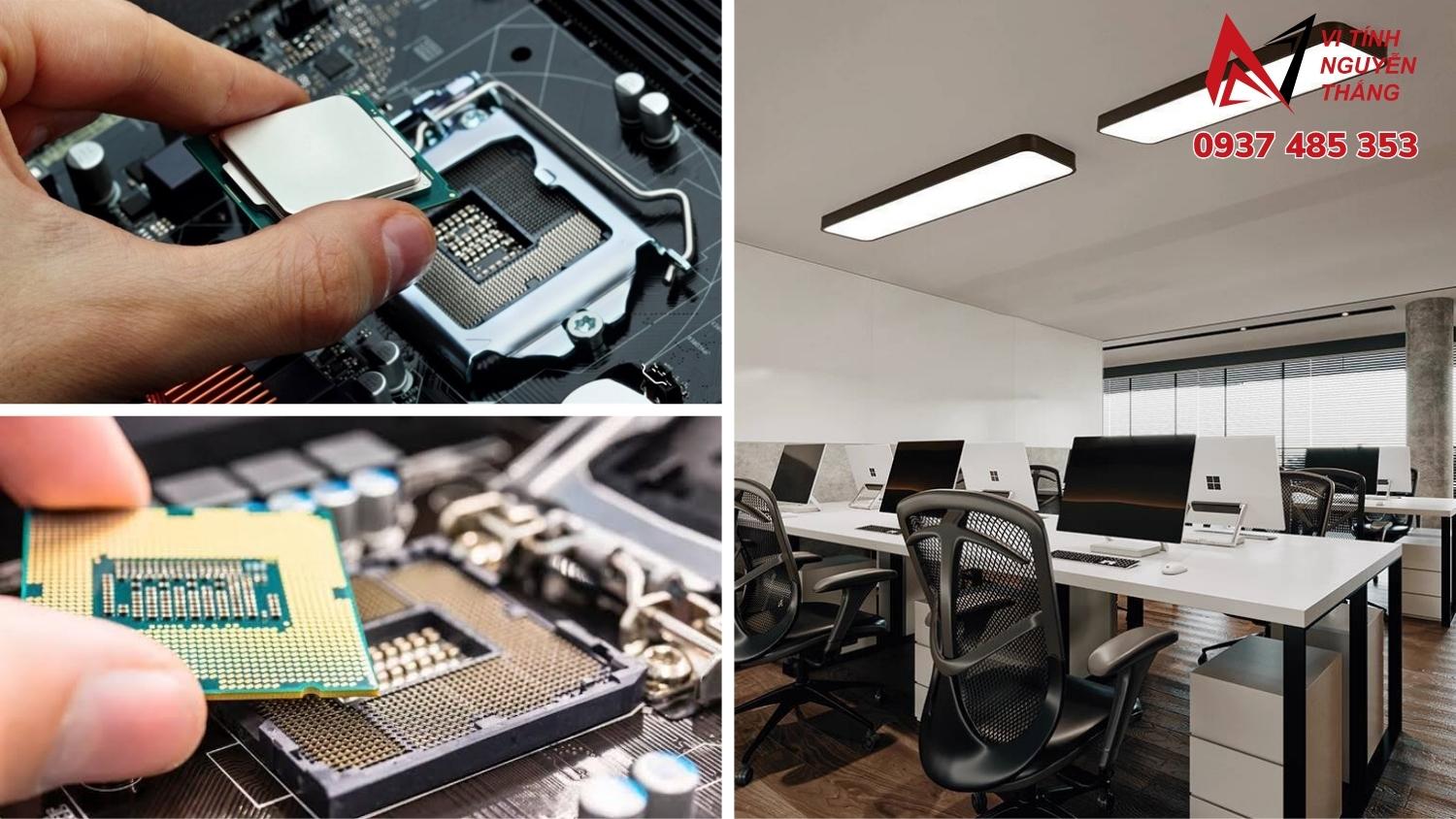 CPU có đồ họa tích hợp và cổng xuất hình trên mainboard PC văn phòng