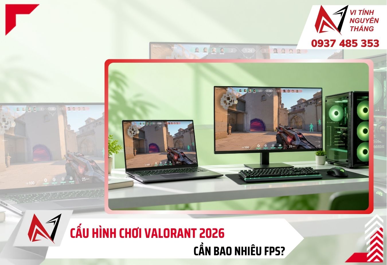So sánh màn hình 60Hz, 144Hz và 240Hz khi chơi game bắn súng