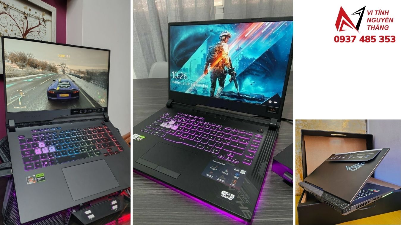 Các mẫu laptop gaming dưới 25 triệu trưng bày tại Vi Tính Nguyễn Thắng