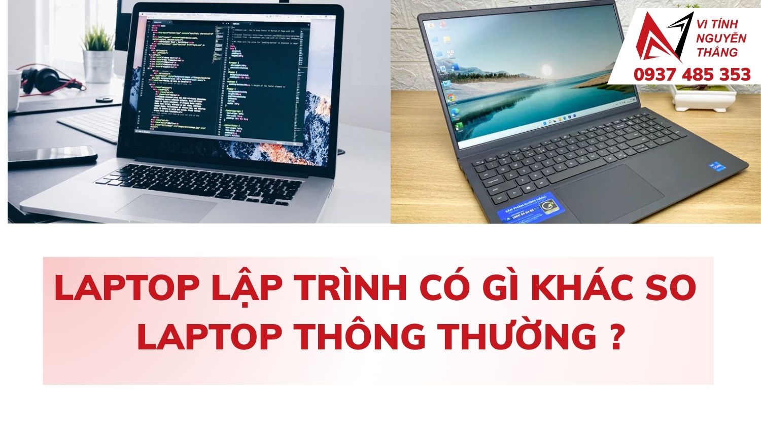 Laptop lập trình mở VS Code và terminal trên bàn làm việc