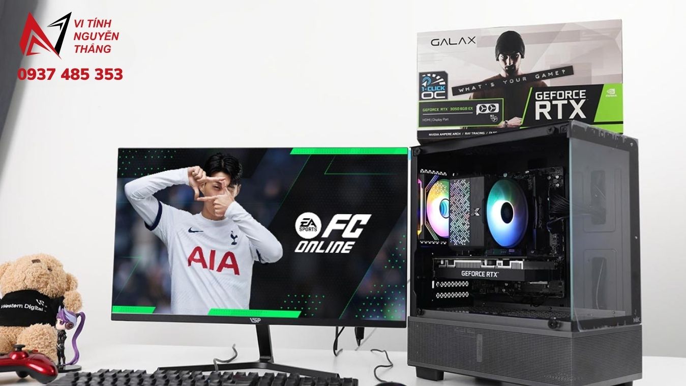 Bảng so sánh cấu hình tối thiểu và đề nghị của FC Online trên PC