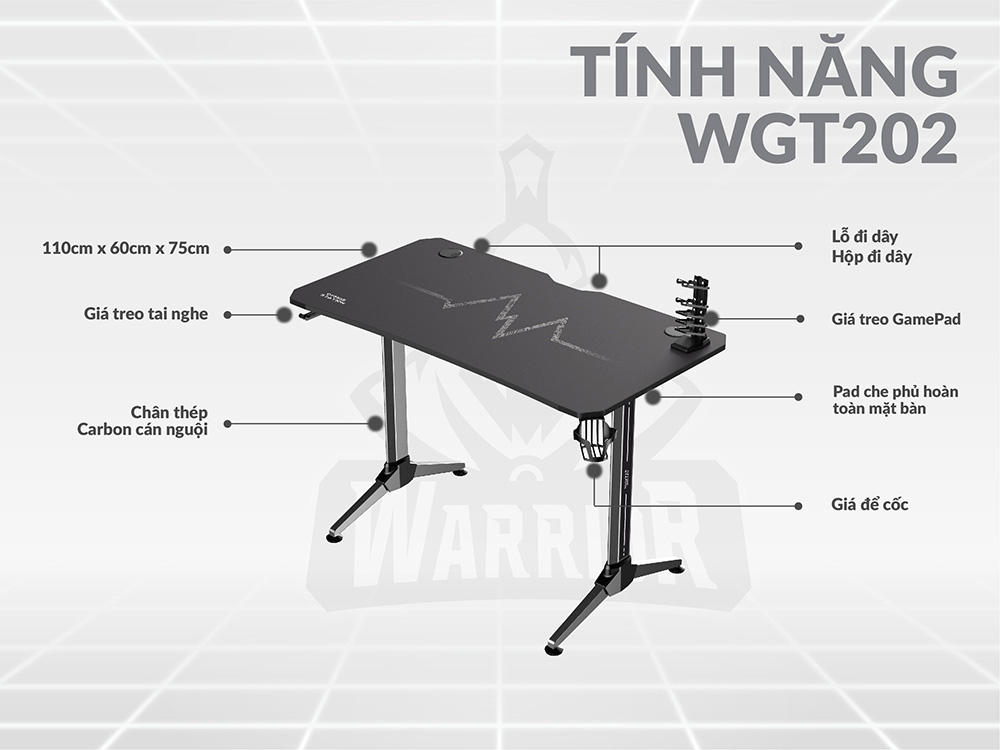 Tính năng của WARRIOR WGT202