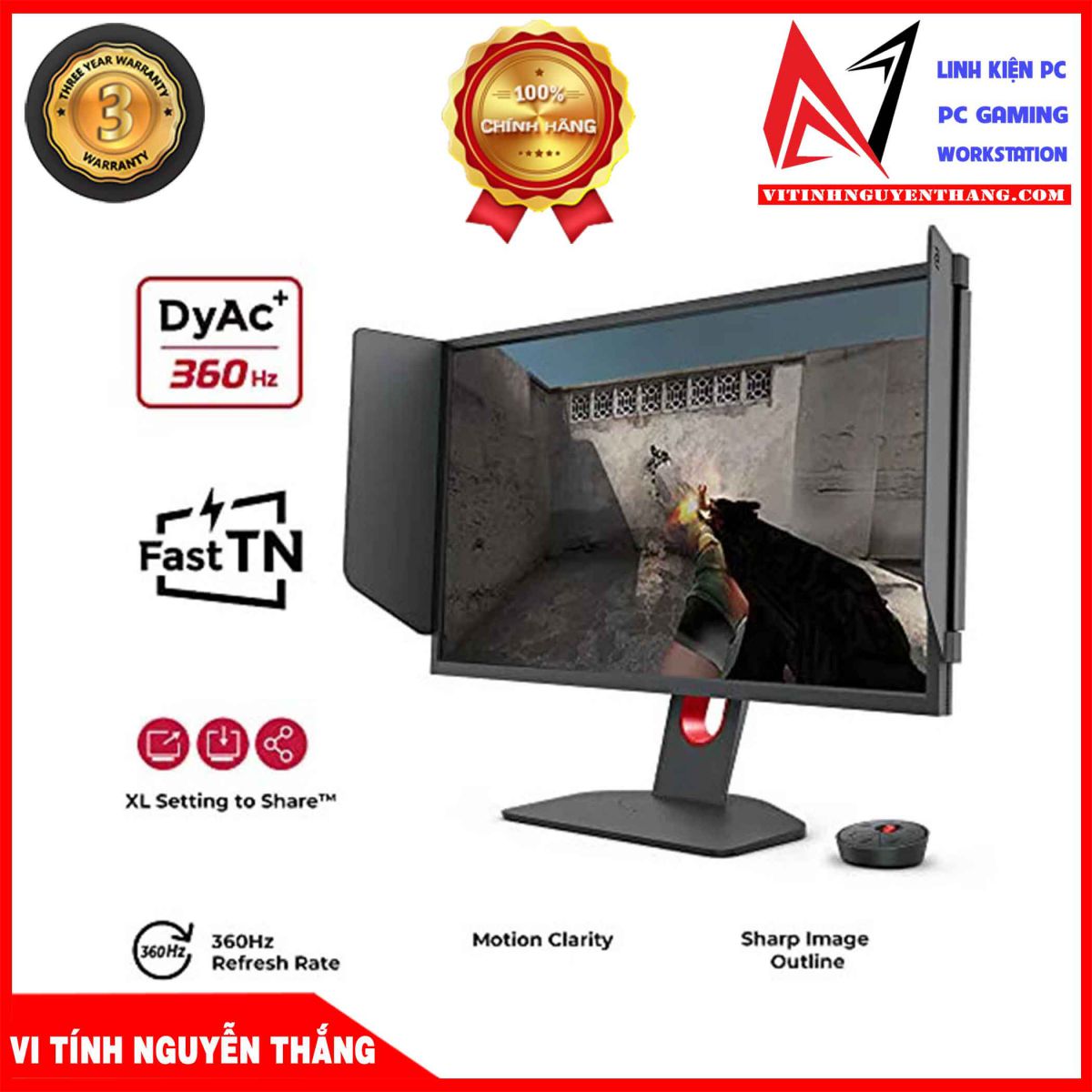 ZOWIE BENQ XL 2566K - VI TÍNH NGUYỄN THẮNG