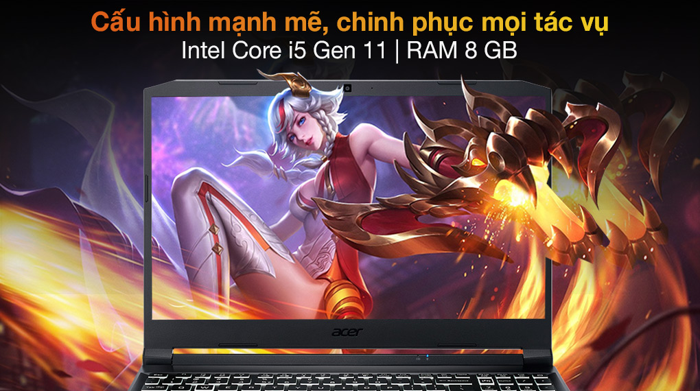 Acer Nitro 5 Gaming AN515 57 54MV i5 11400H (NH.QENSV.003) - Cấu hình