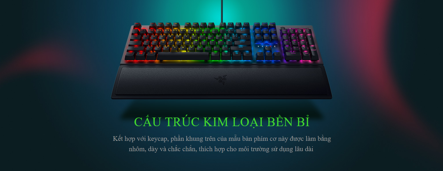 Bàn phím Razer BlackWidow V3 (Yellow switch) (RZ03-03541900-R3M1) 5