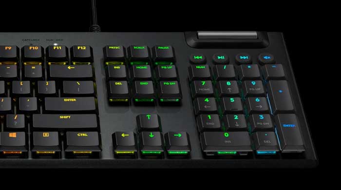 Bàn Phím Cơ Logitech G813 GL Clicky Lightsync RGB (Đen)