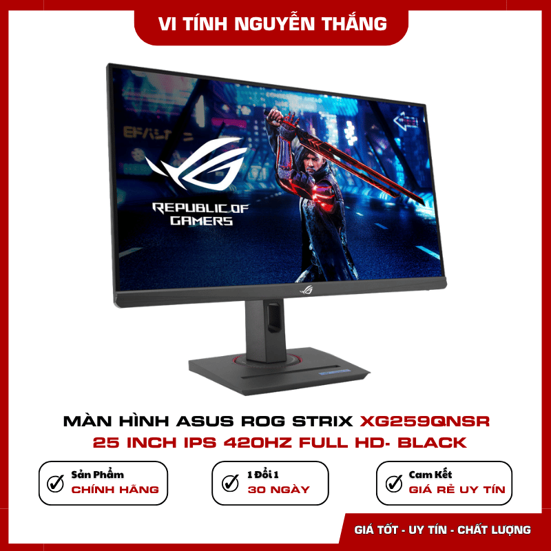 ASUS ROG Strix XG259QNSR tần số quét 420Hz Màn hình ASUS ROG Strix XG259QNSR 420Hz