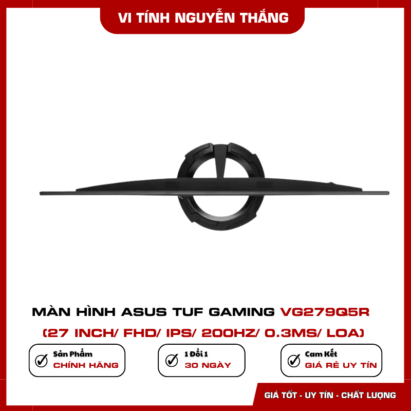 Cổng kết nối và loa tích hợp trên màn hình ASUS TUF Gaming VG279Q5R