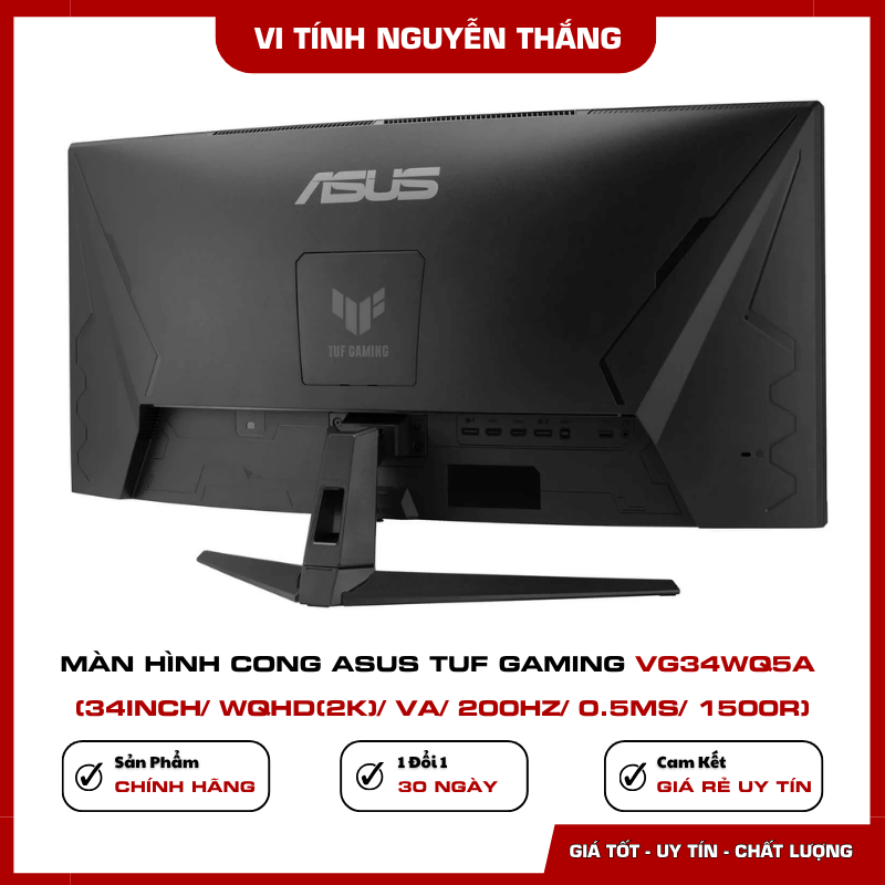 Cổng kết nối màn hình ASUS TUF Gaming VG34WQ5A