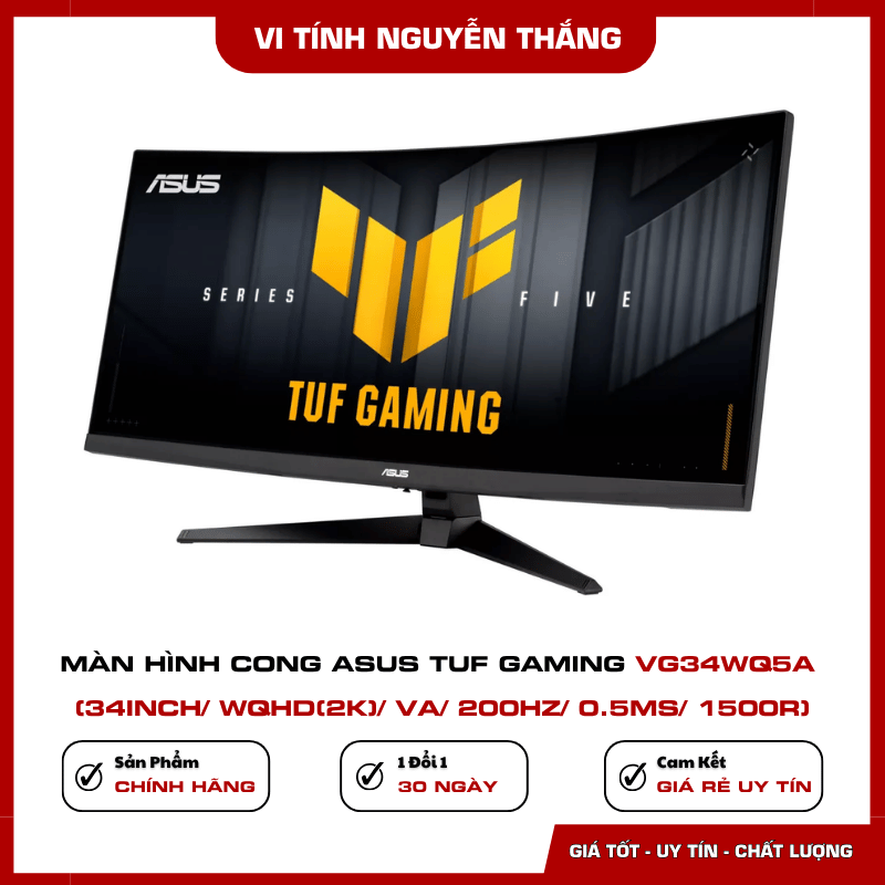 Màn hình ASUS VG34WQ5A hỗ trợ FreeSync Premium và ELMB Sync