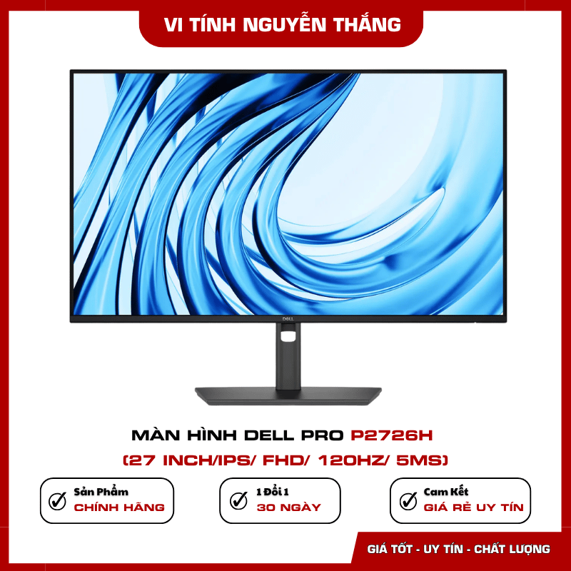 Màn Hình Dell Pro P2726H 27 inch IPS Full HD 120Hz