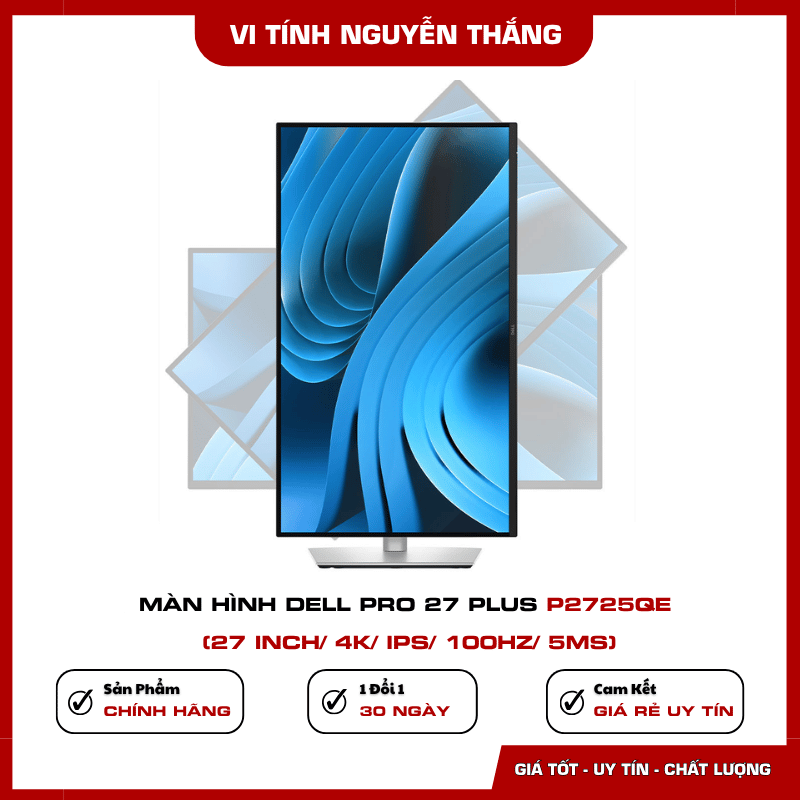 Màn hình Dell Pro 27 Plus P2725QE 27 inch độ phân giải 4K