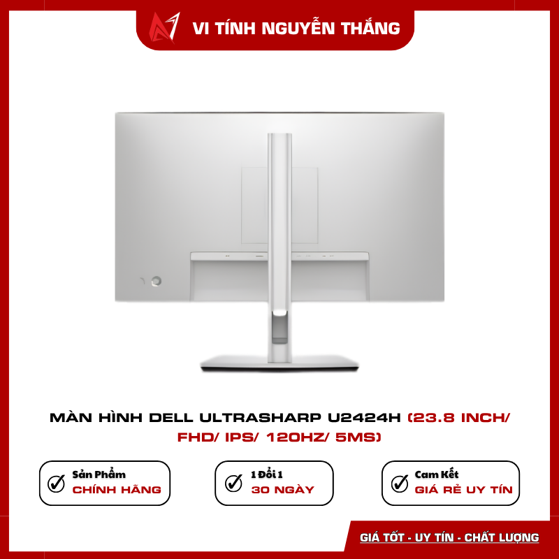 Thiết kế Dell UltraSharp viền mỏng